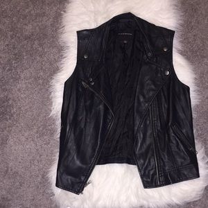 Rock & Republic Leather Vest